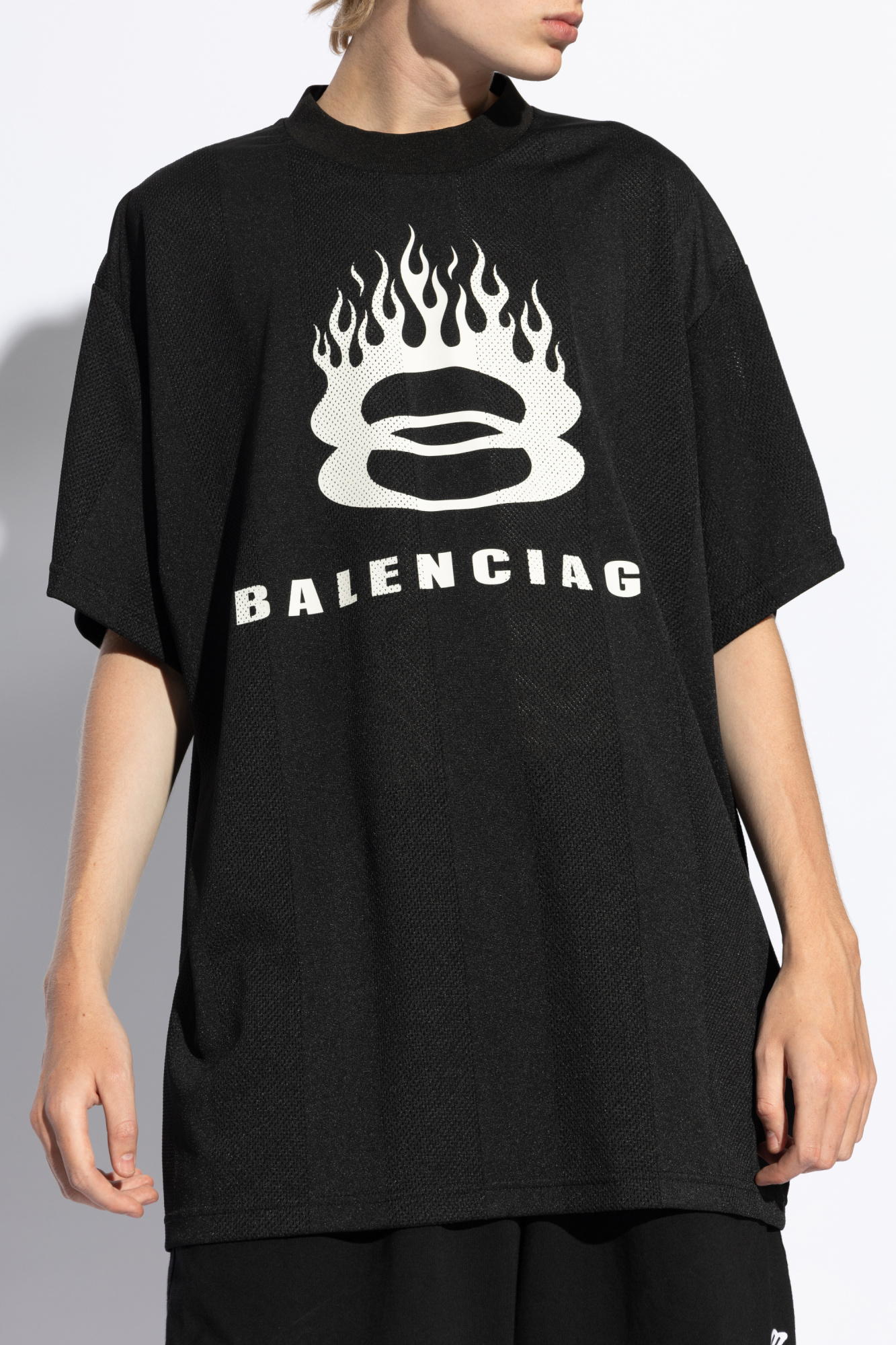 Black Printed T - Two Colour Mini Check Shirt - SchaferandweinerShops  Andorra - shirt Balenciaga